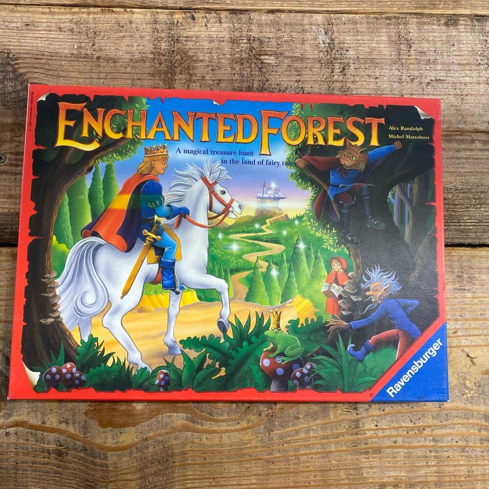 Vintage 1994 Ravensburger Enchanted Forest board game a magical treasure hunt